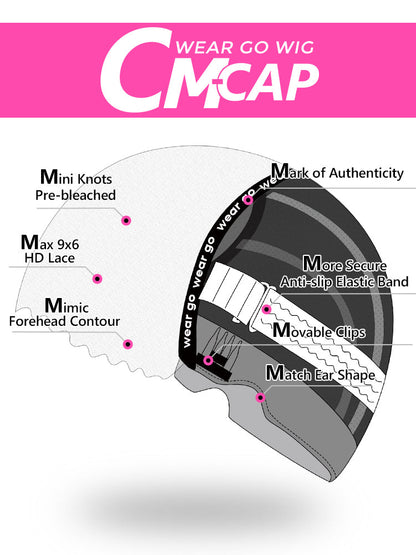 CurledByMe 9x6 HD Lace M-cap Straight Bob Wig