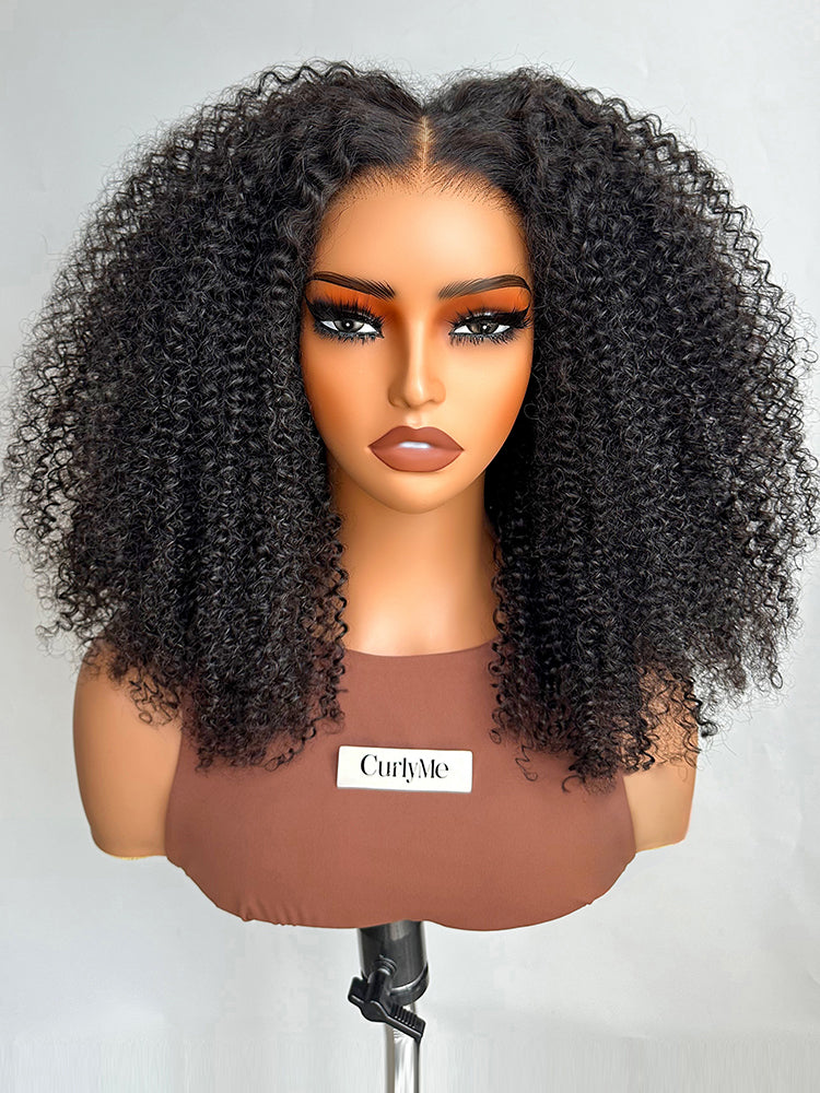 CurledByMe Wear & Go Afro Kinky Curly Wig