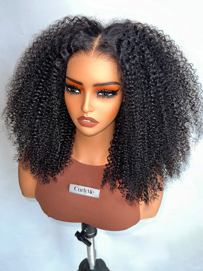 CurledByMe Wear & Go Afro Kinky Curly Wig