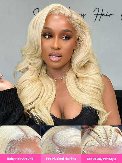 CurledByMe 613 Blonde Straight Lace Front Wig