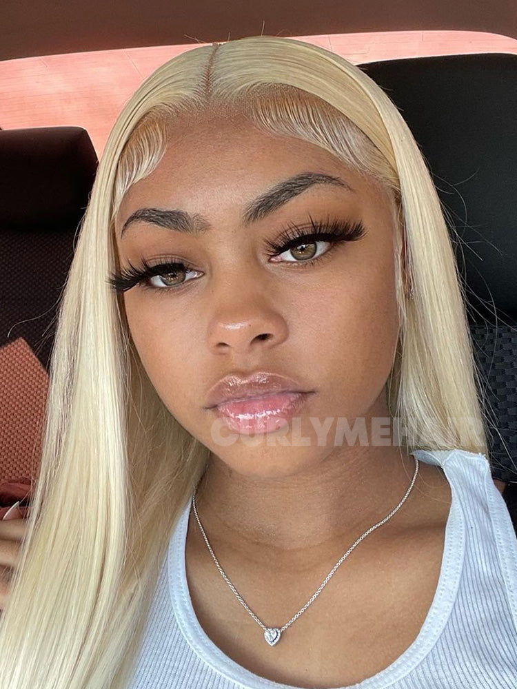 CurledByMe 613 Blonde Straight Lace Front Wig