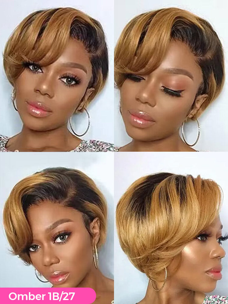 CurledByMe Summer Short Pixie Cut Lace Wig