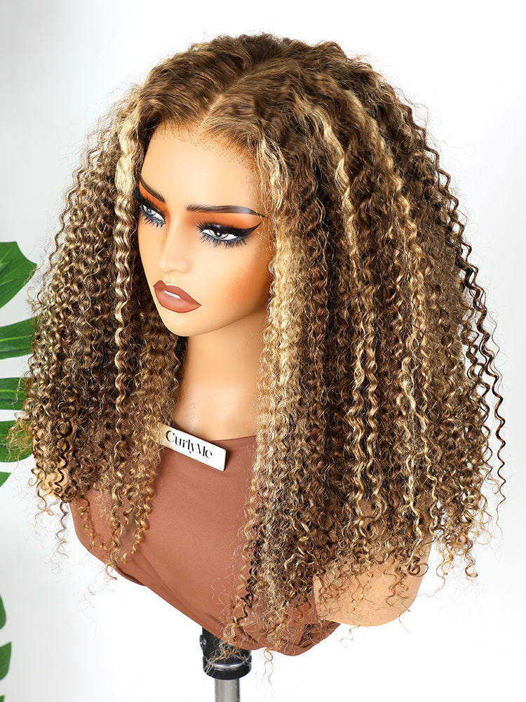 CurledByMe Wear & Go Ombre Kinky Curly Wig